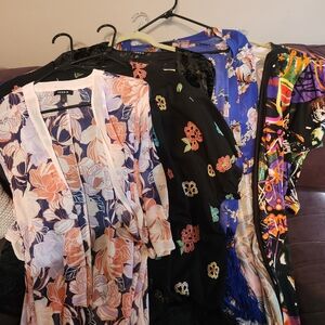 Chic Women's Floral Kimono Bundle